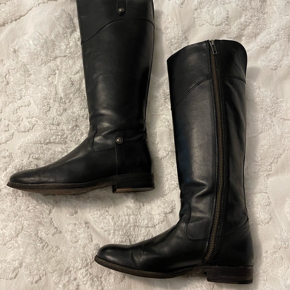 Frye Melissa Zip Up Boots - Picture 2 of 5